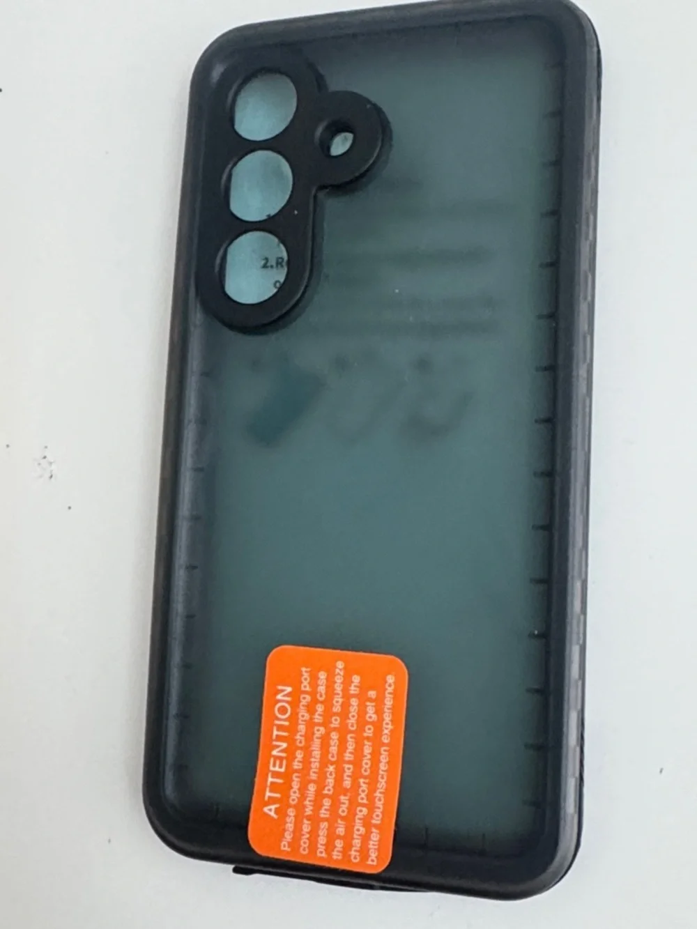Black Protective Silicone Phone Case -Samsung Galaxy S26
